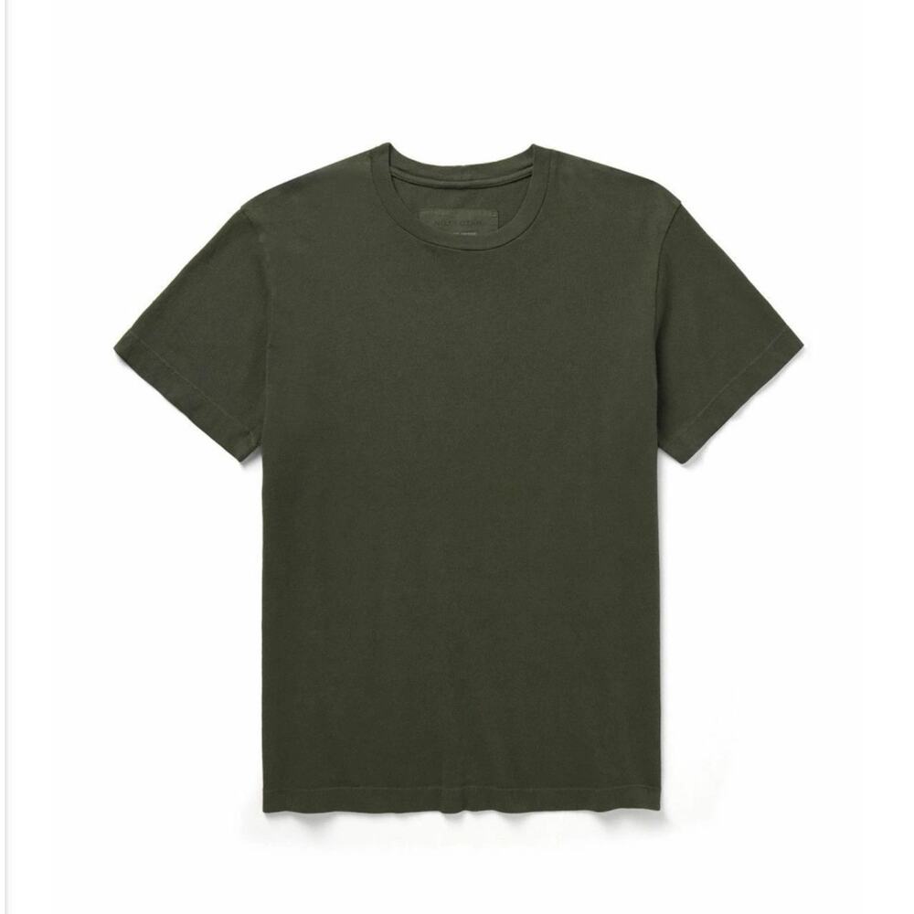 Nili Lotan Bradley Green Cotton Jersey T-Shirt - Men's Small (new) $185.00